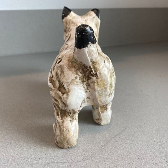 Vintage Westie Chalk Ware Terrier Dog Figurine, 5" Tall - Picture 5 of 7